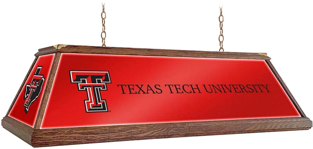 The Fan-Brand Texas Tech University Premium Wood Pool Table Light                                                               
