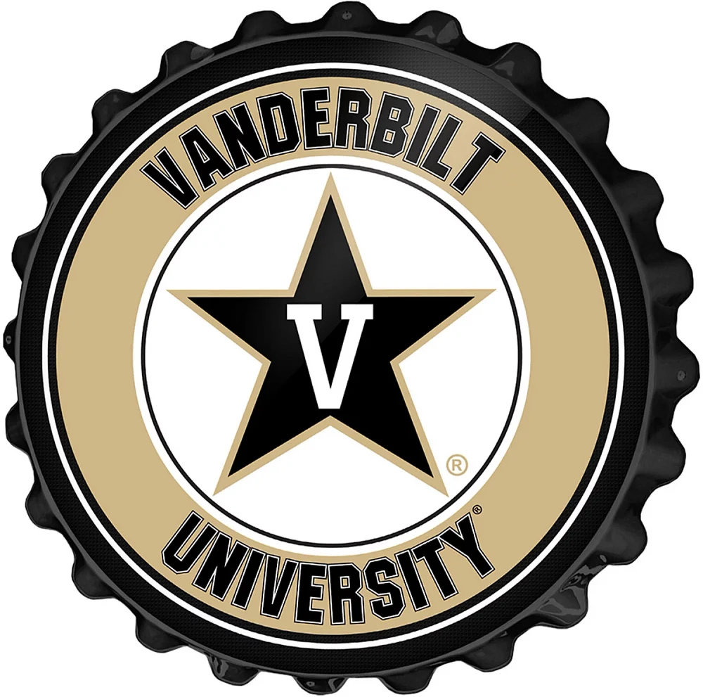 The Fan-Brand Vanderbilt University Bottle Cap Wall Sign                                                                        