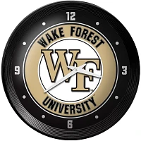 The Fan-Brand Wake Forest University Ribbed Wall Clock                                                                          
