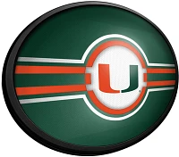 The Fan-Brand University of Miami Oval Slimline Lighted Wall Sign