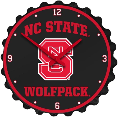 The Fan-Brand North Carolina State University Champs Bottle Cap Clock                                                           