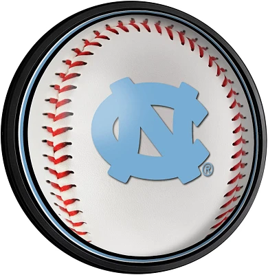 The Fan-Brand University of North Carolina Baseball Round Slimline Lighted Wall Sign                                            