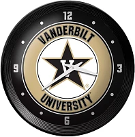 The Fan-Brand Vanderbilt University Ribbed Wall Clock                                                                           