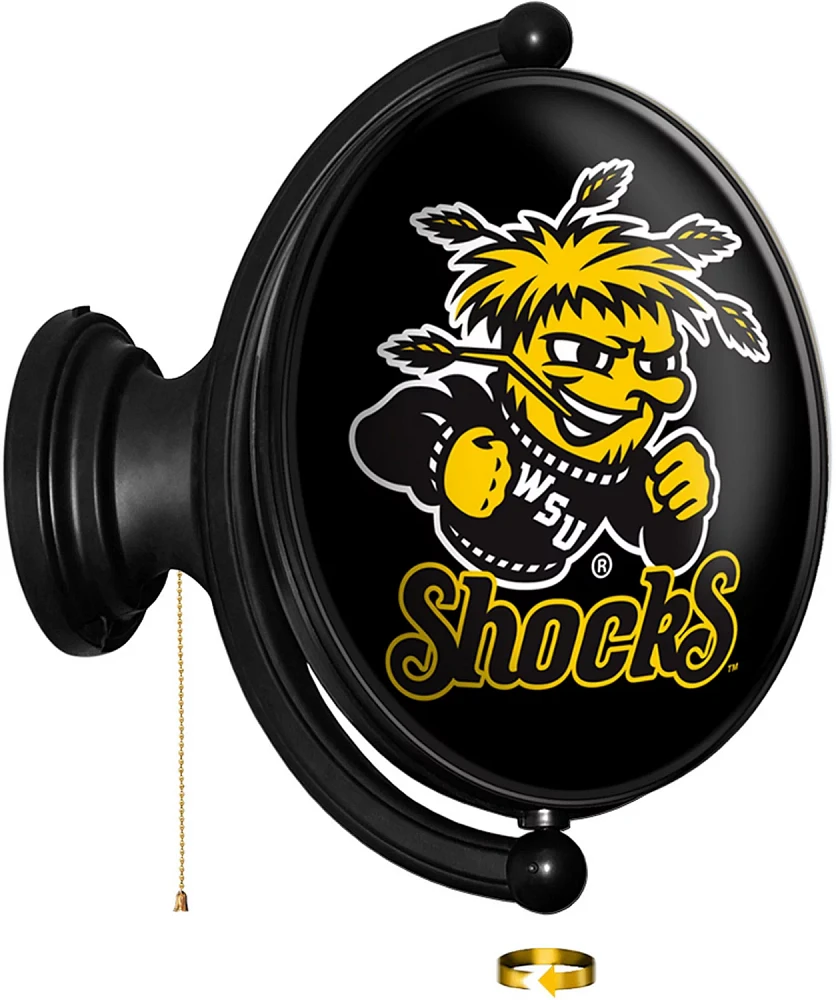 The Fan-Brand Wichita State University Original Oval Rotating Lighted Sign                                                      