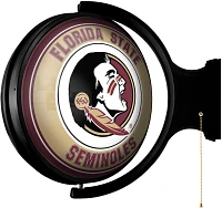 The Fan-Brand Florida State University Round Rotating Lighted Sign                                                              