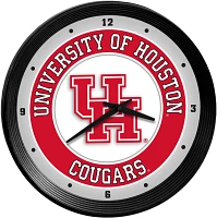 The Fan-Brand University of Houston Ribbed Wall Clock                                                                           