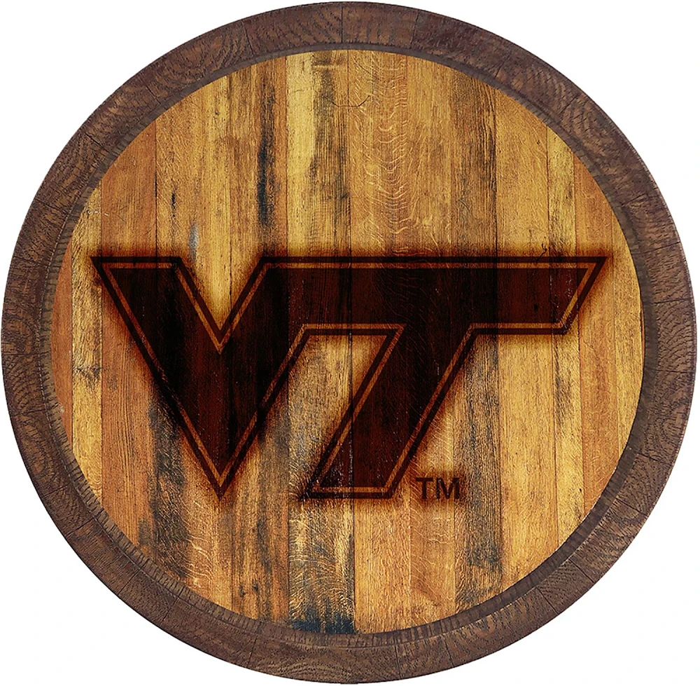 The Fan-Brand Virginia Tech Branded Faux Barrel Top Sign                                                                        