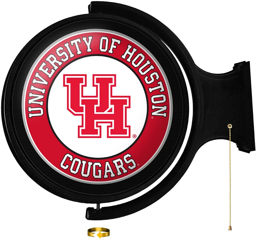 The Fan-Brand University of Houston Round Rotating Lighted Sign                                                                 