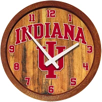 The Fan-Brand Indiana University Faux Barrel Top Clock                                                                          