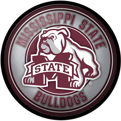 The Fan-Brand Mississippi State University Mascot Modern Mirrored Disc Sign