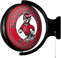 The Fan-Brand North Carolina State University Tuffy Original Round Rotating Lighted Sign                                        