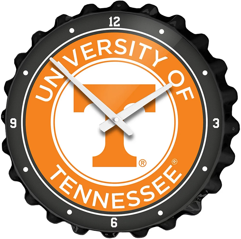 The Fan-Brand University of Tennessee Bottle Cap Clock                                                                          