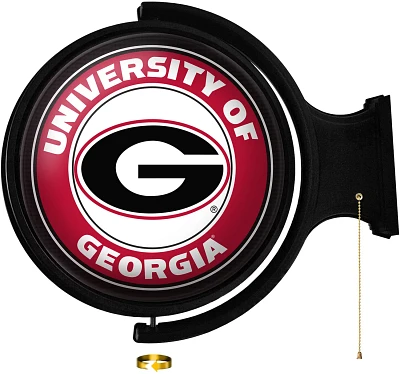The Fan-Brand University of Georgia Round Rotating Lighted Sign                                                                 