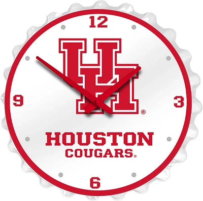The Fan-Brand University of Houston Cougars Bottle Cap Clock                                                                    