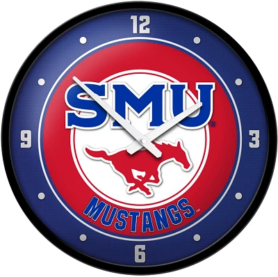 The Fan-Brand Southern Methodist University Modern Disc Clock                                                                   
