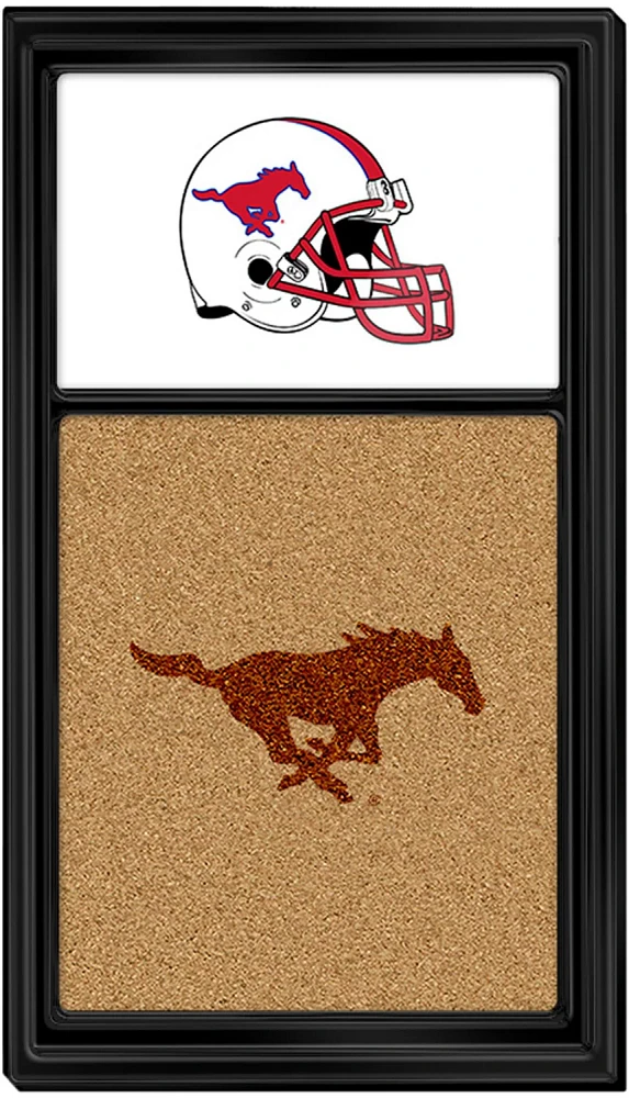 The Fan-Brand Southern Methodist University Dual Logo Cork Note Board                                                           