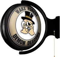 The Fan-Brand Wake Forest University Mascot Original Round Rotating Lighted Sign                                                