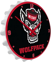 The Fan-Brand North Carolina State University Tuffy Bottle Cap Clock                                                            