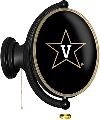 The Fan-Brand Vanderbilt University Original Oval Rotating Lighted Sign                                                         