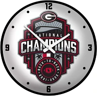 The Fan-Brand University of Georgia National Champions Modern Disc Clock                                                        