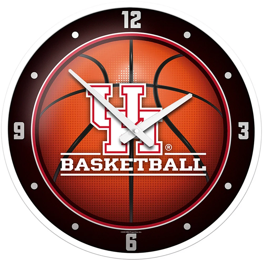 The Fan-Brand University of Houston: Basketball Modern Disc Clock                                                               