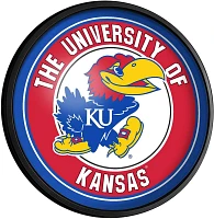 The Fan-Brand University of Kansas Round Slimline Lighted Sign                                                                  