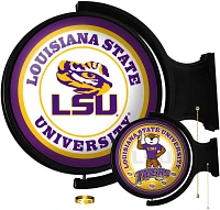 The Fan-Brand Louisiana State University Double Sided Round Rotating Lighted Sign                                               