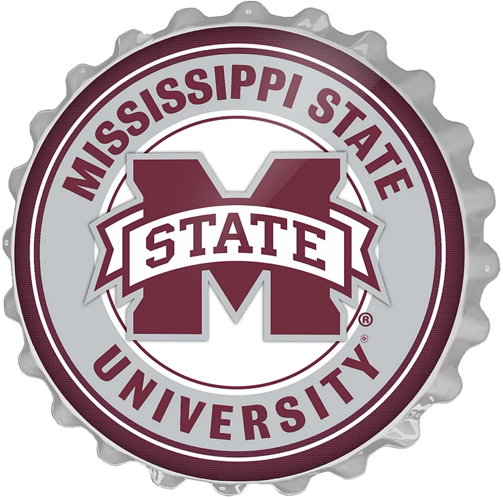 The Fan-Brand Mississippi State University Bottle Cap Sign                                                                      