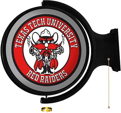 The Fan-Brand Texas Tech University Raider Original Round Rotating Lighted Sign                                                 