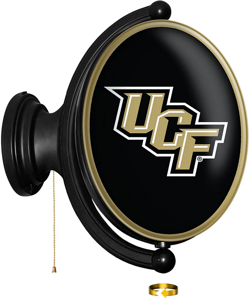 The Fan-Brand University of Central Florida Original Oval Rotating Lighted Sign                                                 