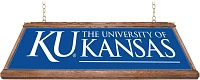 The Fan-Brand University of Kansas Premium Wood Pool Table Light                                                                