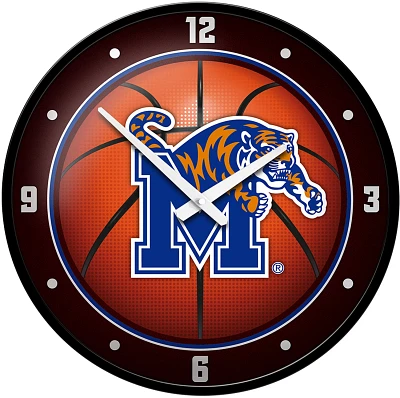 The Fan-Brand University of Memphis Basketball Modern Disc Clock                                                                