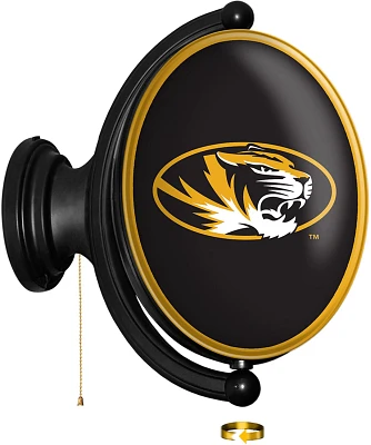 The Fan-Brand University of Missouri Oval Rotating Lighted Sign