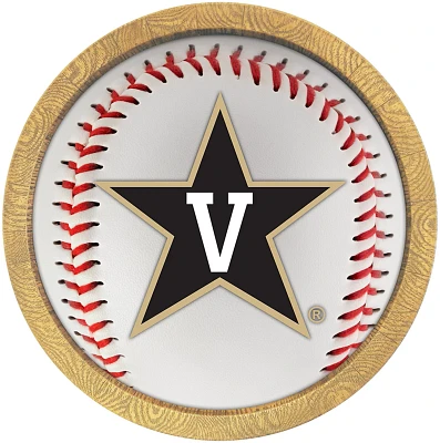 The Fan-Brand Vanderbilt University Baseball Faux Barrel Frame Sign                                                             