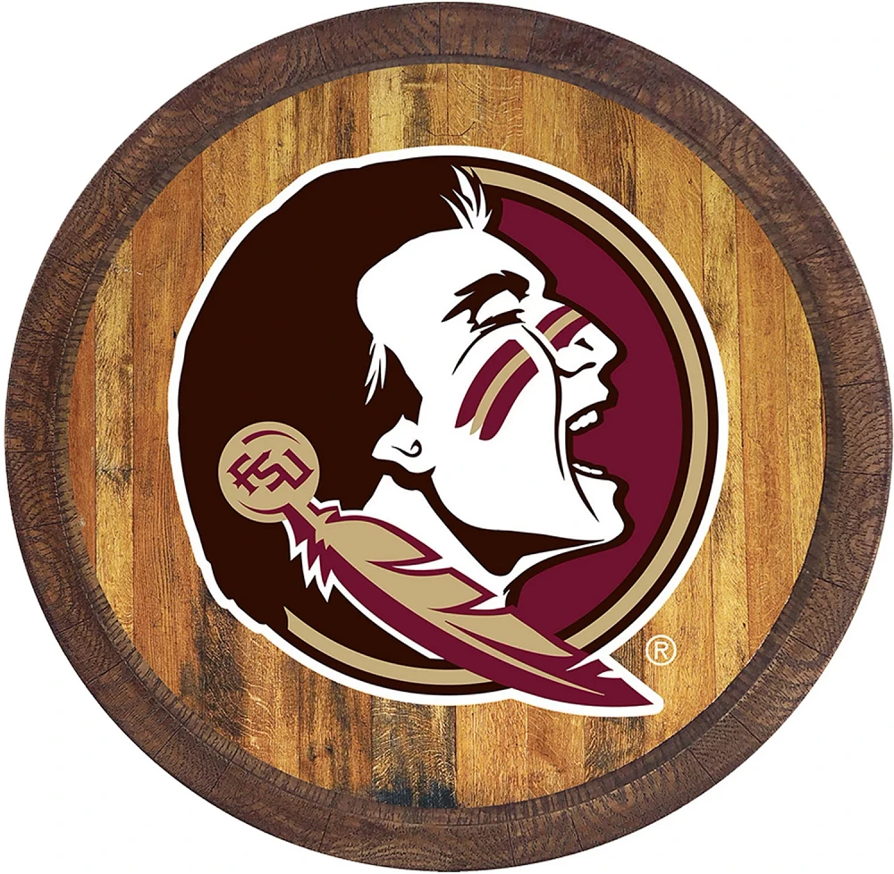 The Fan-Brand Florida State University Faux Barrel Top Sign                                                                     