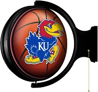 The Fan-Brand University of Kansas Rotating Lighted Wall Sign                                                                   