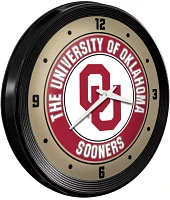 The Fan-Brand University of Oklahoma Ribbed Wall Clock                                                                          