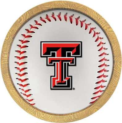 The Fan-Brand Texas Tech University Baseball Faux Barrel Frame Sign                                                             