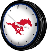 The Fan-Brand Southern Methodist University Retro Lighted Wall Clock                                                            