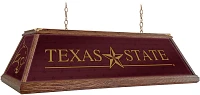 The Fan-Brand Texas State University Premium Wood Pool Table Light                                                              