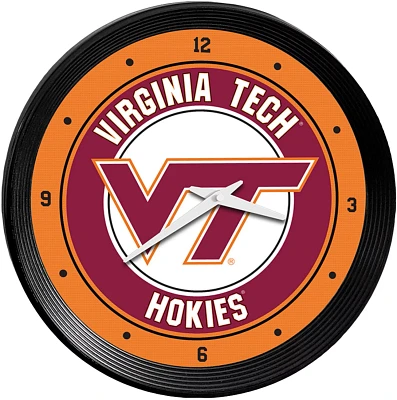 The Fan-Brand Virginia Tech Ribbed Wall Clock                                                                                   