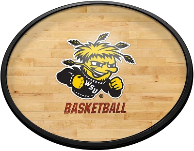 The Fan-Brand Wichita State University Hardwood Oval Slimline Lighted Wall Sign                                                 