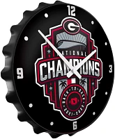 The Fan-Brand University of Georgia National Champions Bottle Cap Clock                                                         