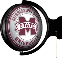 The Fan-Brand Mississippi State University Round Rotating Lighted Sign                                                          