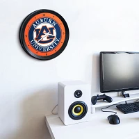 The Fan-Brand University of Auburn Ribbed Wall Clock                                                                            