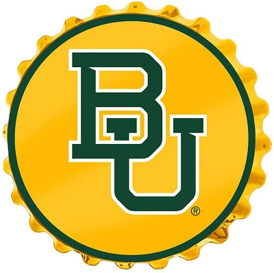 The Fan-Brand Baylor University Bear Logo Bottle Cap Sign                                                                       