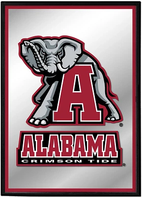 The Fan-Brand University of Alabama Tide Framed Mirrored Wall Sign                                                              