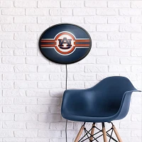 The Fan-Brand Auburn University Oval Slimline Lighted Sign