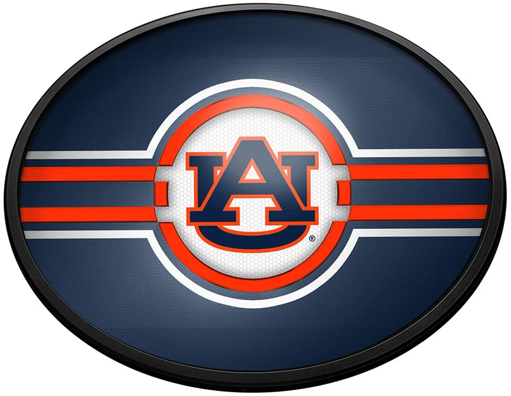 The Fan-Brand Auburn University Oval Slimline Lighted Sign