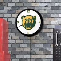 The Fan-Brand Baylor University Bear Logo Retro Lighted Wall Clock                                                              